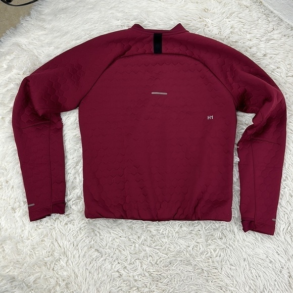 ASICS NEW Urban Racer Jacket Cordovan Berry - Picture 9 of 9